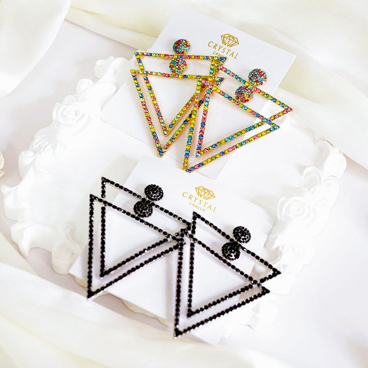 Trendsetter Crystal Earrings