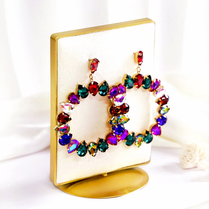 Assorted Rainbow Oversized Earrings