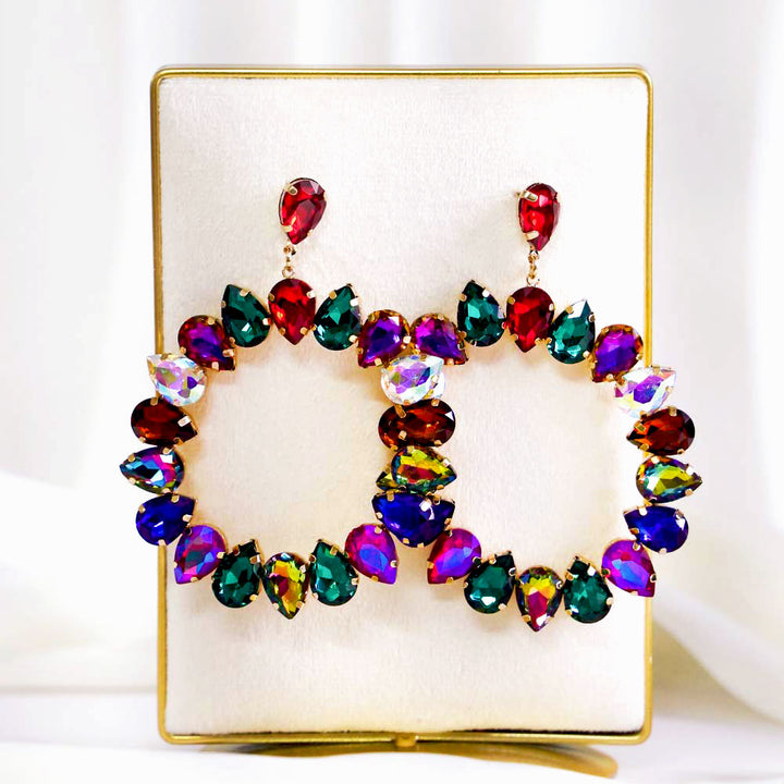 Assorted Rainbow Oversized Earrings