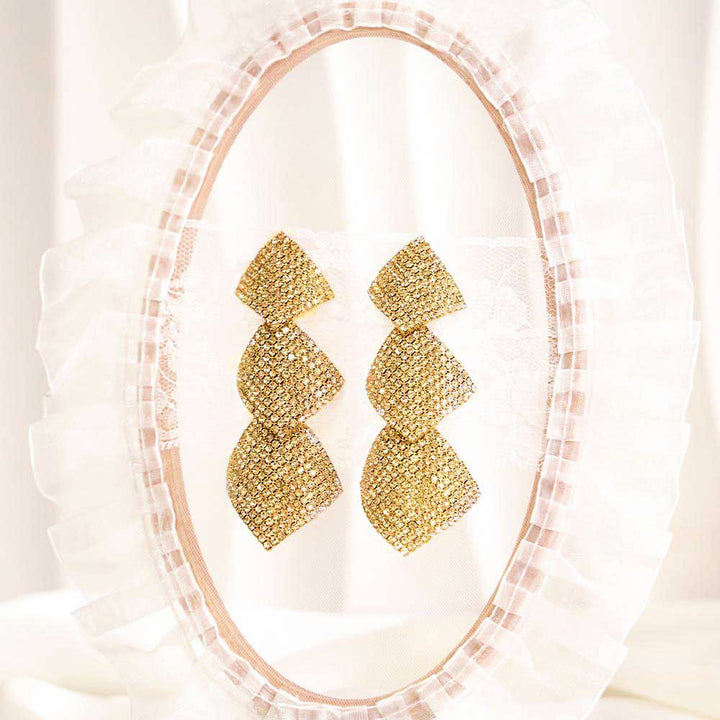 Bejewelled Zircon Earrings