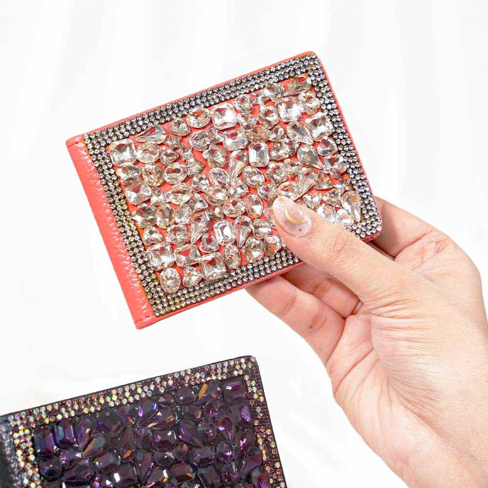 Dazzle Crystal Card Holder