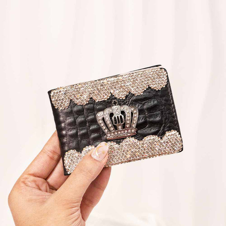 Crown Crystal Wallet / Card Holder