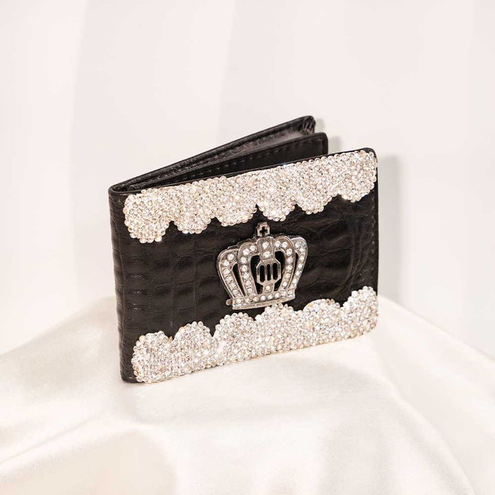Crown Crystal Wallet / Card Holder
