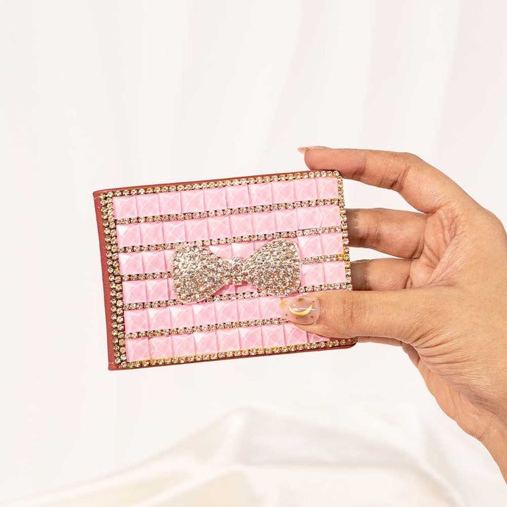 Bow Magic Crystal Wallet / Card Holder