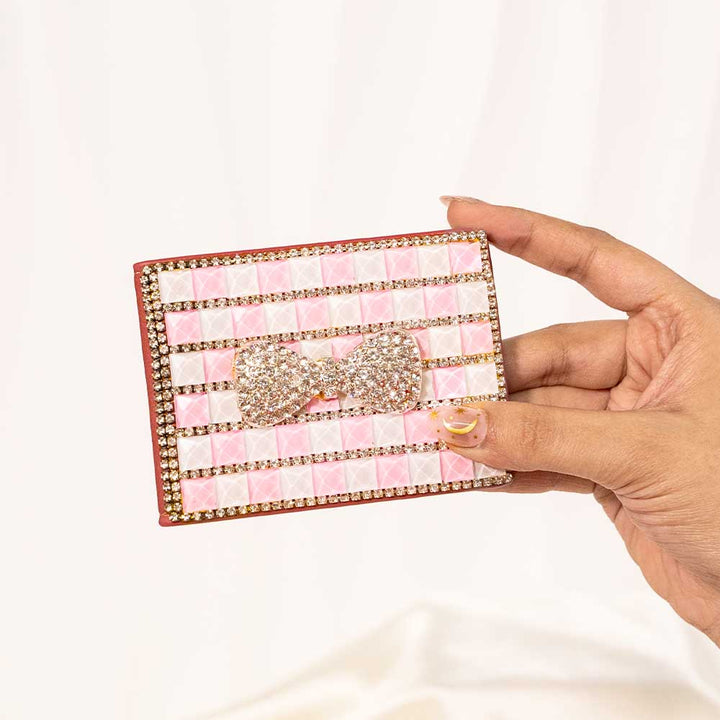 Bow Magic Crystal Wallet / Card Holder