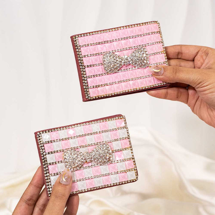 Bow Magic Crystal Wallet / Card Holder