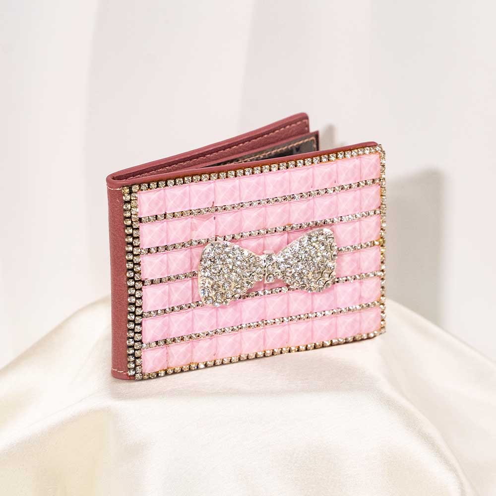 Bow Magic Crystal Wallet / Card Holder