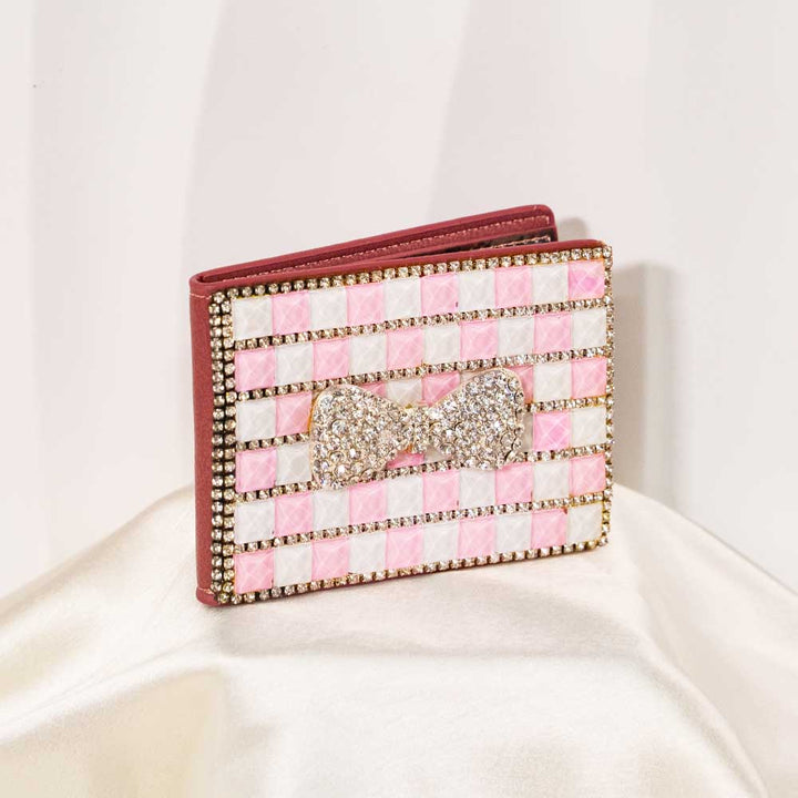 Bow Magic Crystal Wallet / Card Holder