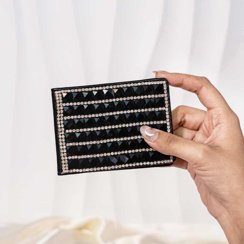 Diamante Crystal Card Holder