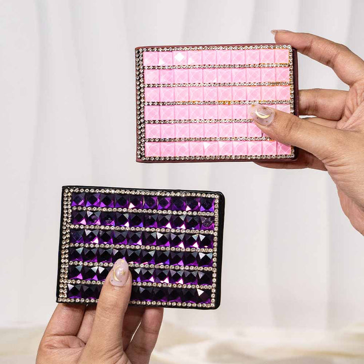 Diamante Crystal Card Holder
