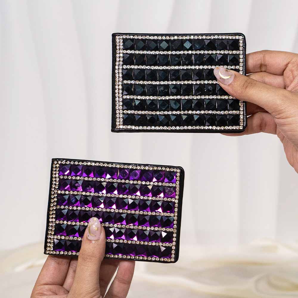 Diamante Crystal Card Holder