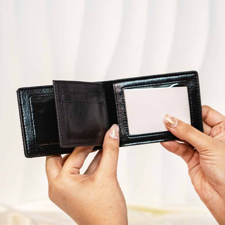 Dainty Flowers Crystal Wallet / Card Holder