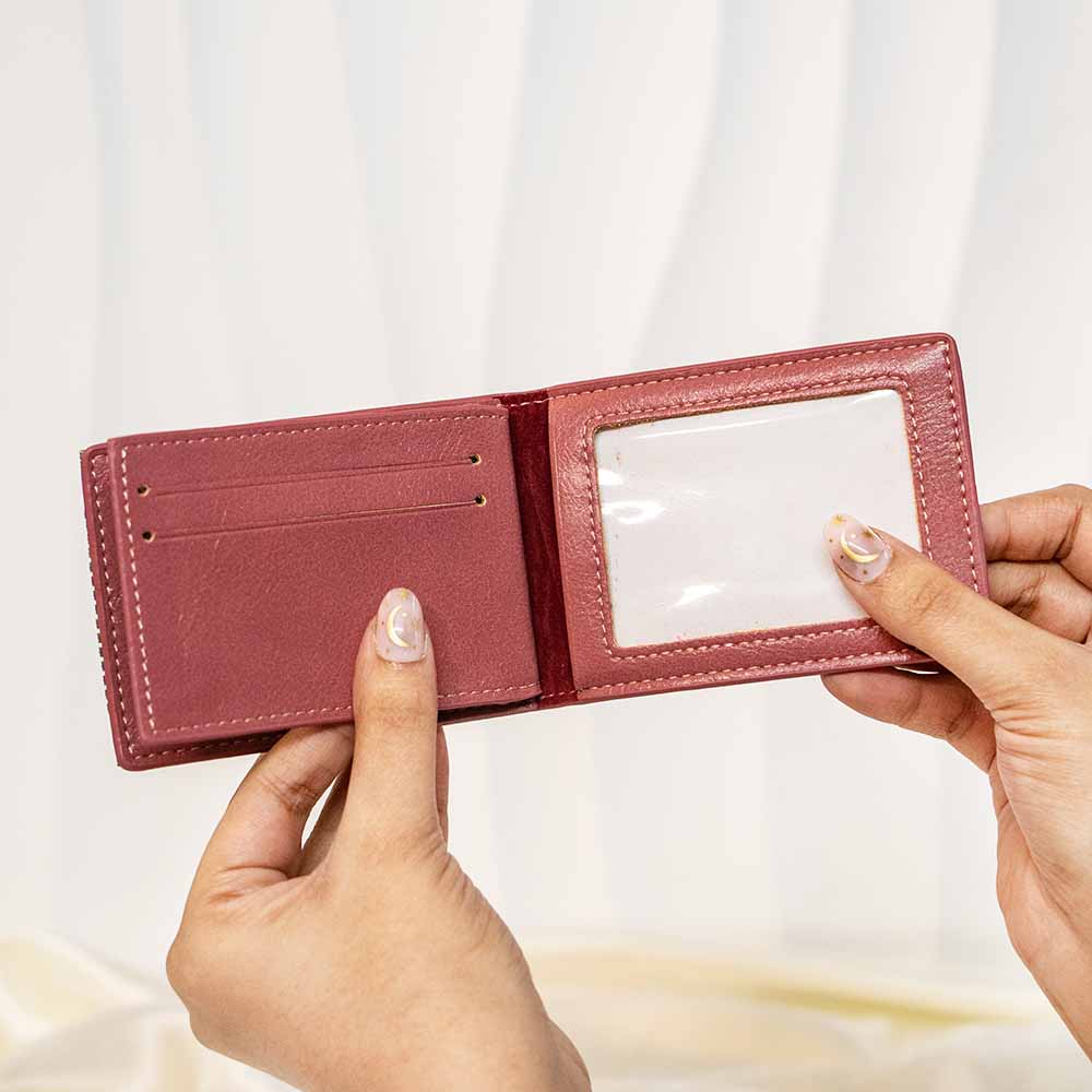 Rose Delight Crystal Wallet / Card Holder