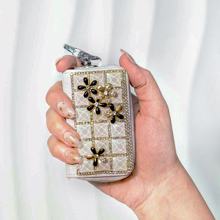 Dainty Flower Crystal keyholder