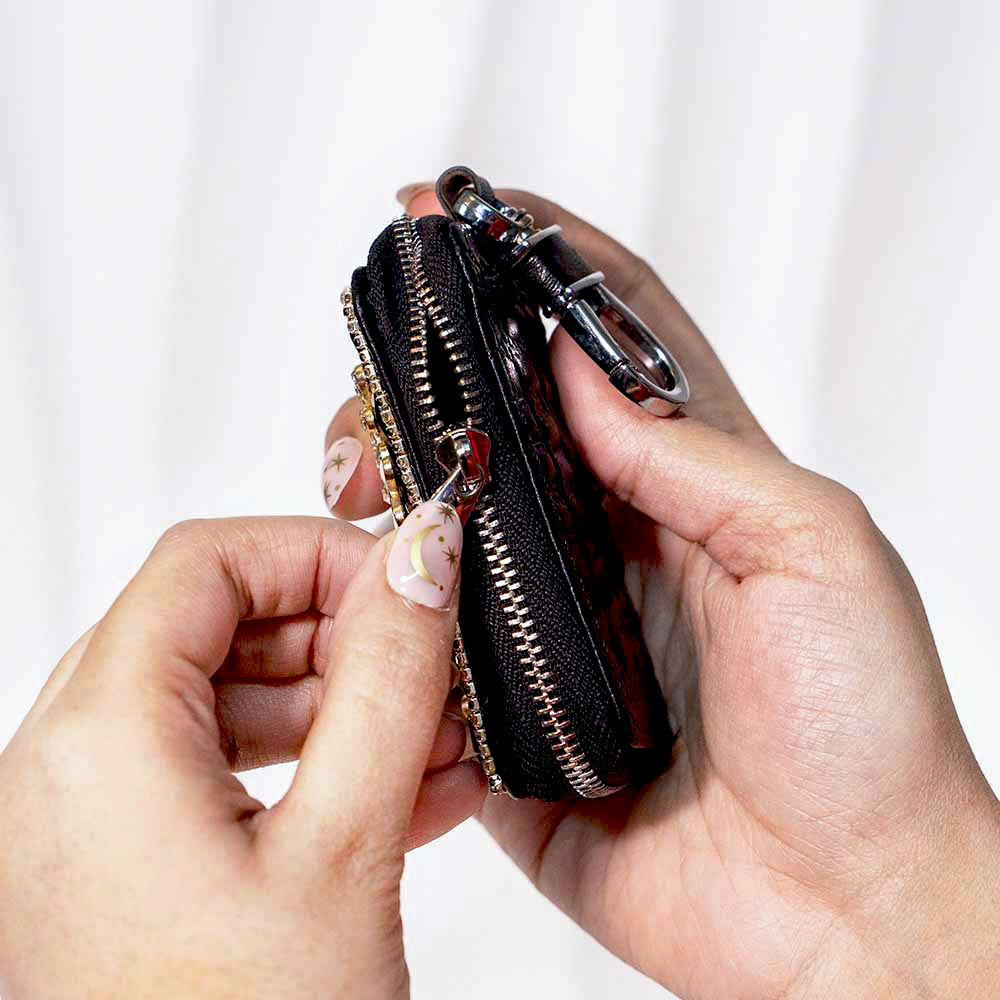 Dainty Flower Crystal keyholder