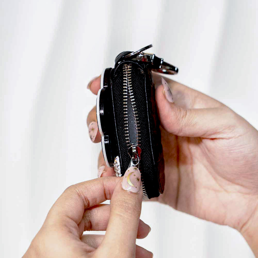 Flower Crystal Keyholder With Mirror