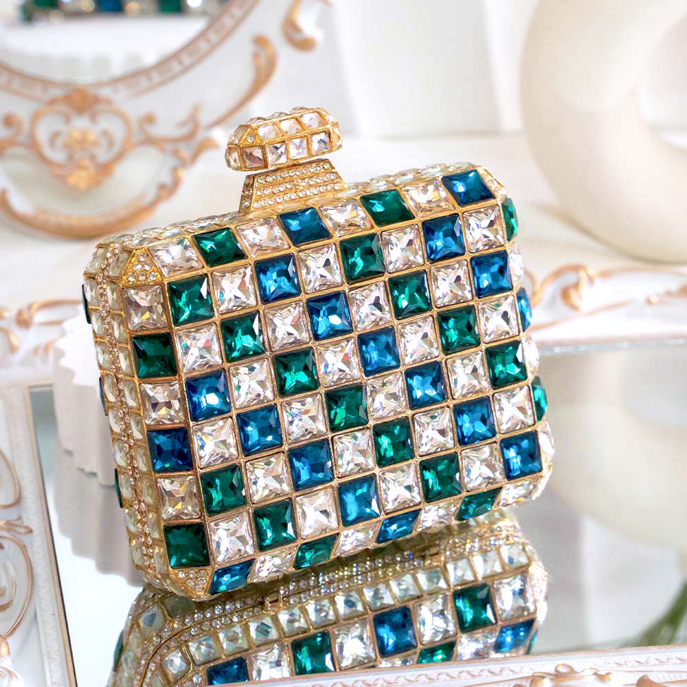 Perfume Enchant Crystal Clutch Bag
