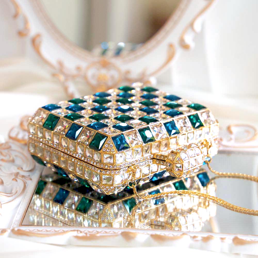 Perfume Enchant Crystal Clutch Bag