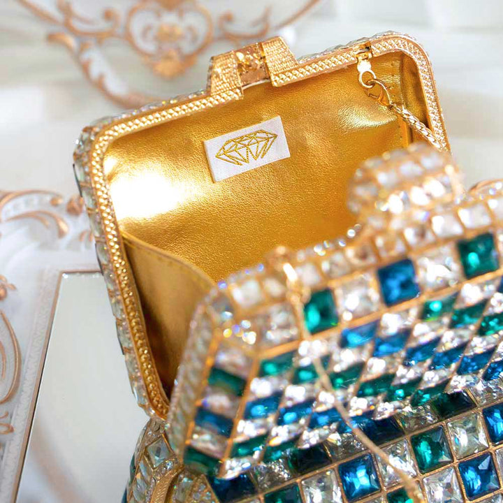 Perfume Enchant Crystal Clutch Bag