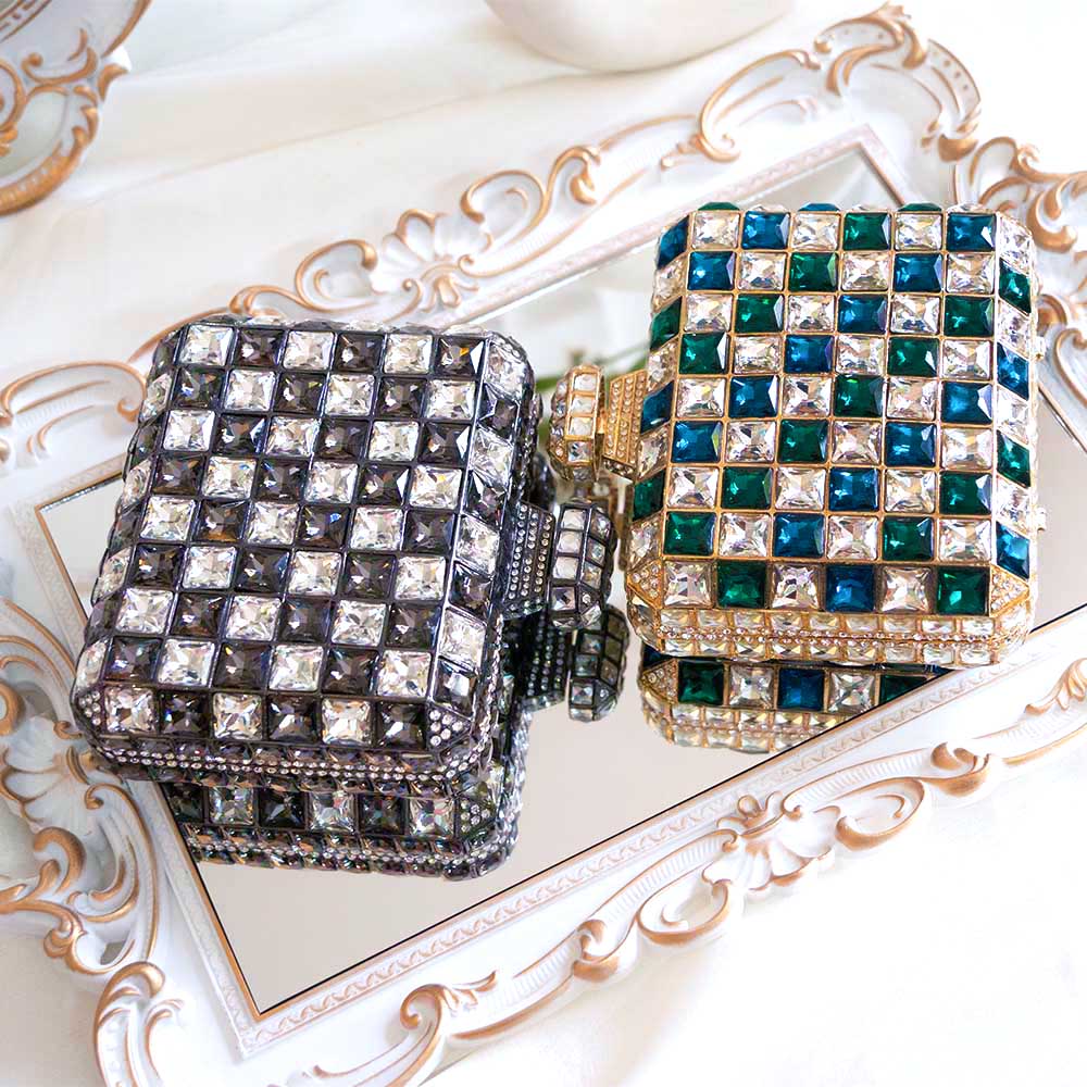 Perfume Enchant Crystal Clutch Bag