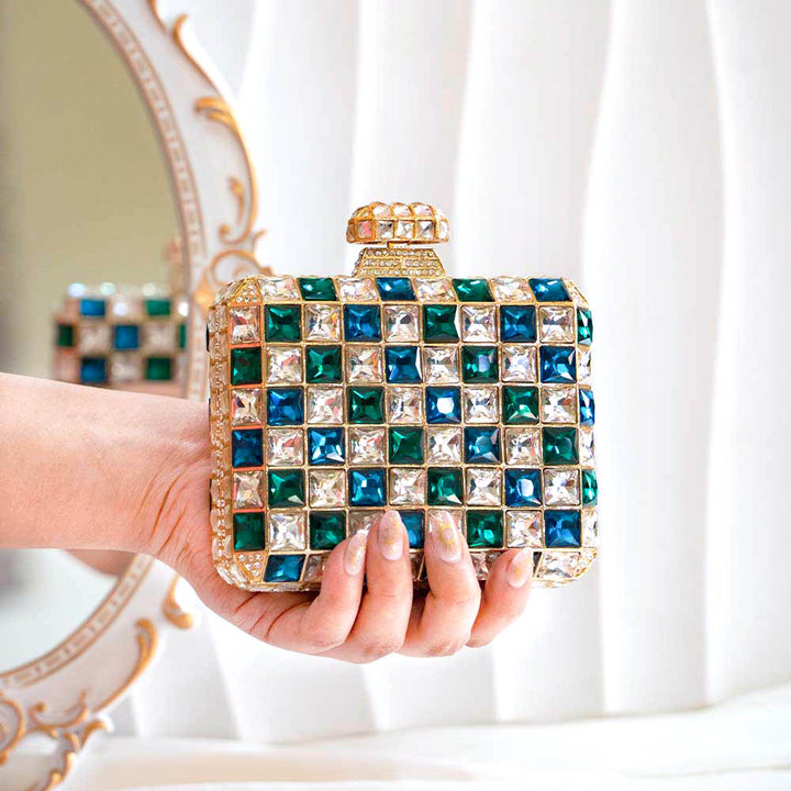 Perfume Enchant Crystal Clutch Bag