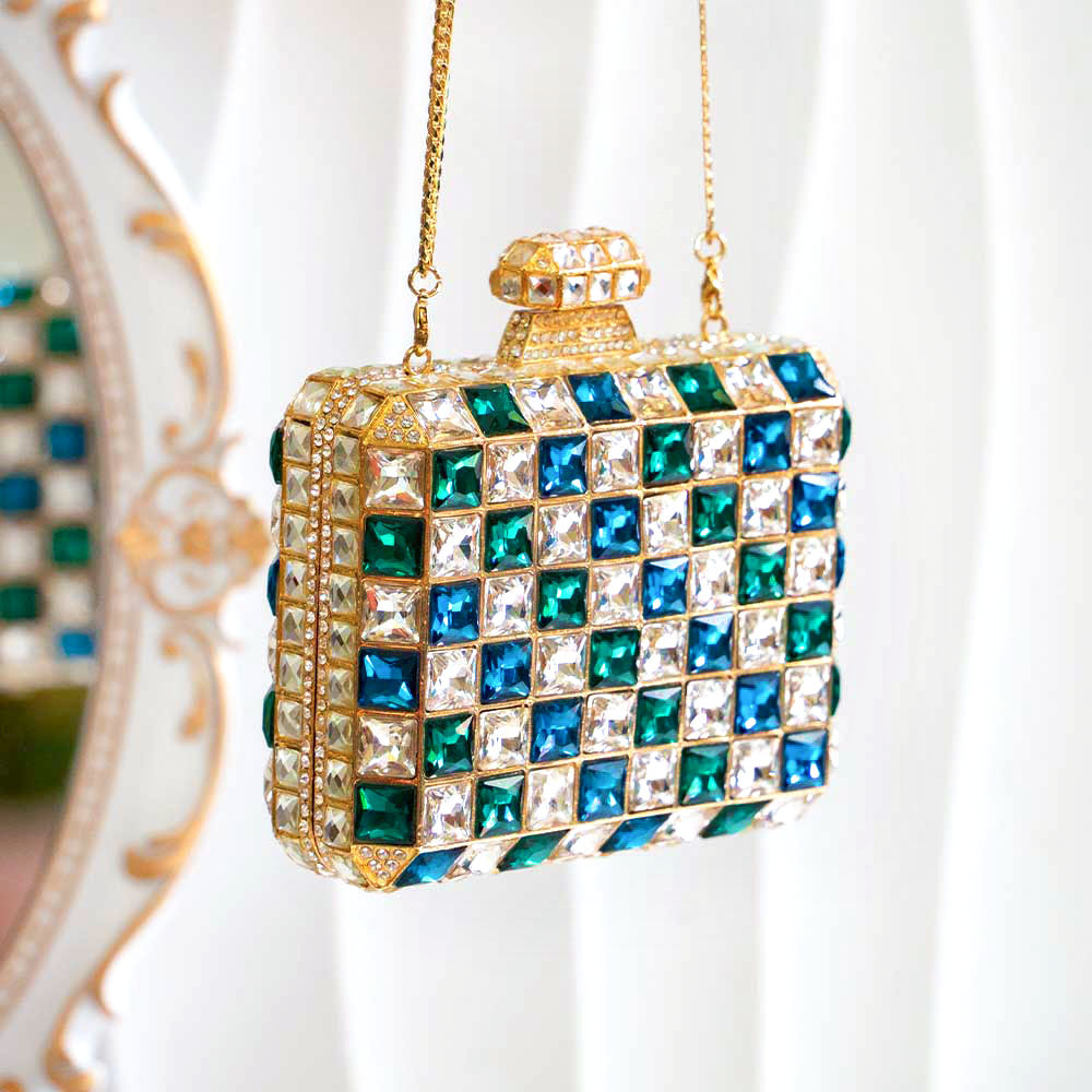 Perfume Enchant Crystal Clutch Bag