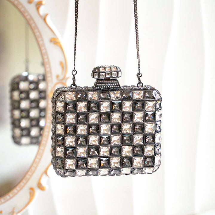 Perfume Enchant Crystal Clutch Bag