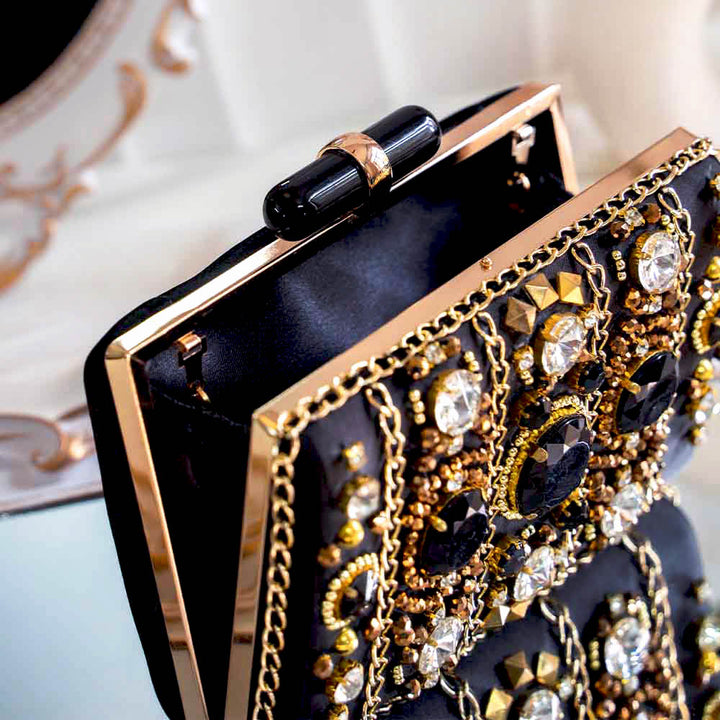 Funky Black Clutch Bag