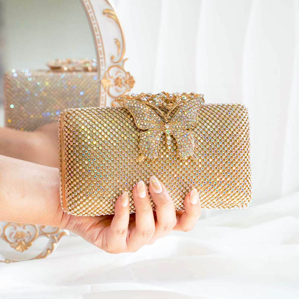 Shimmer Clutch Bag