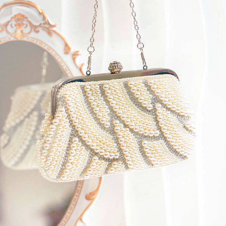 Pearly Pearl Clutch Bag
