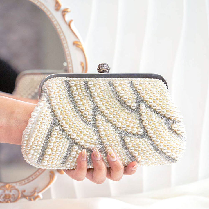 Pearly Pearl Clutch Bag