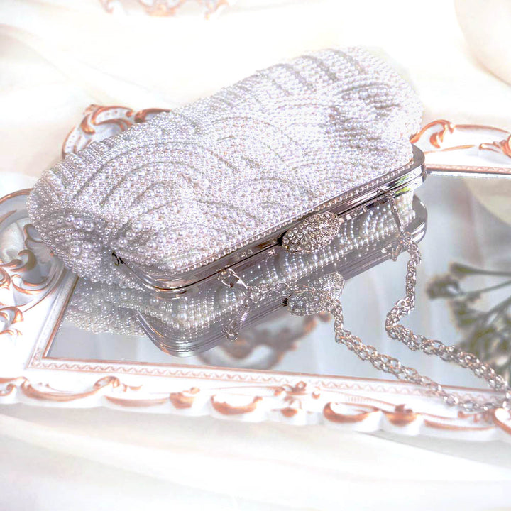 Pearly Pearl Clutch Bag