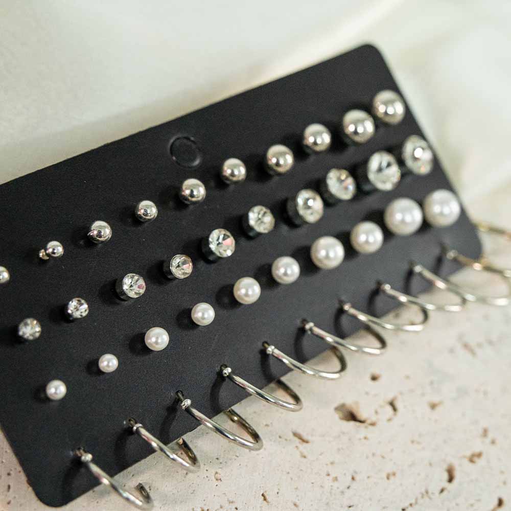 Minimal Fashion 20 Pairs Earring Set