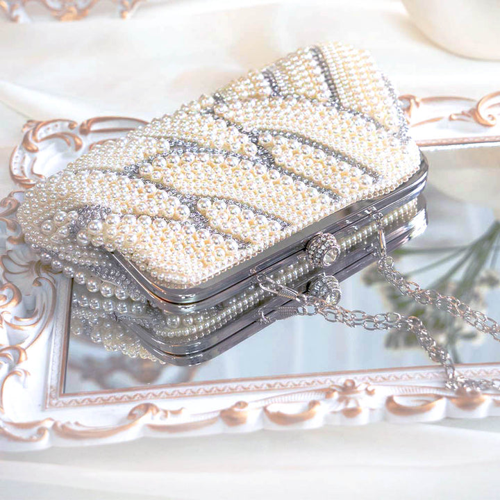 Pearly Pearl Clutch Bag