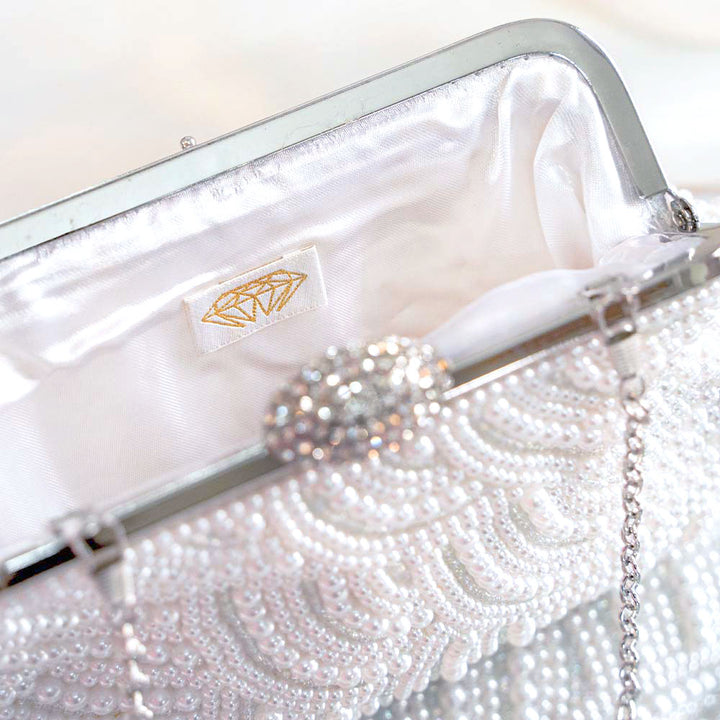 Pearly Pearl Clutch Bag