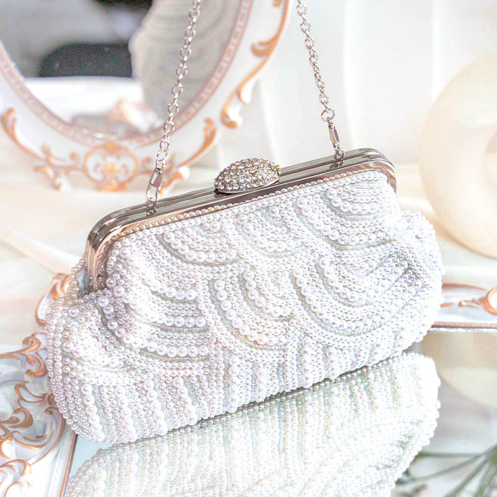 Pearly Pearl Clutch Bag