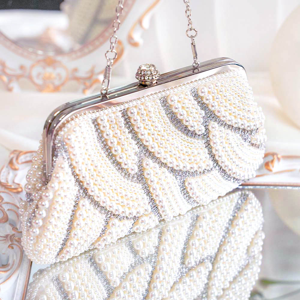 Pearly Pearl Clutch Bag