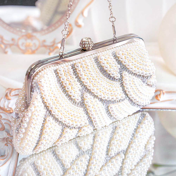 Pearly Pearl Clutch Bag