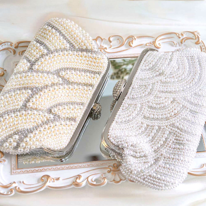Pearly Pearl Clutch Bag
