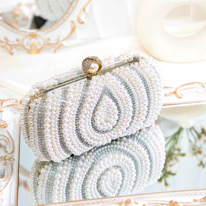 Pearl Drop Clutch Bag