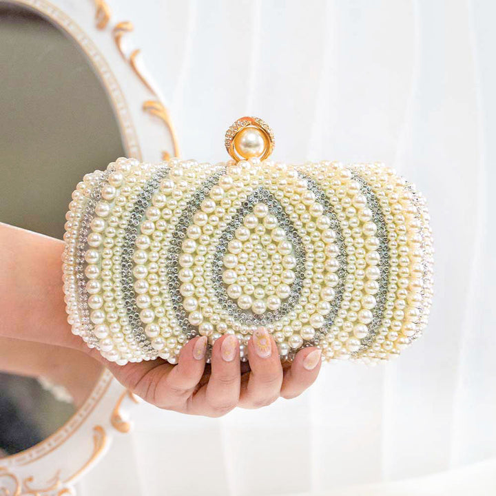 Pearl Drop Clutch Bag