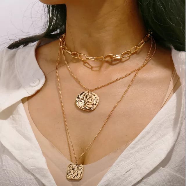 Sleek Multi-layered Long Necklace