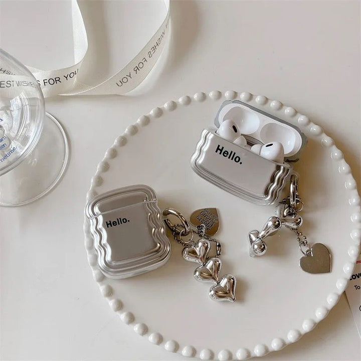 Metallic Charm Airpod Case Cover