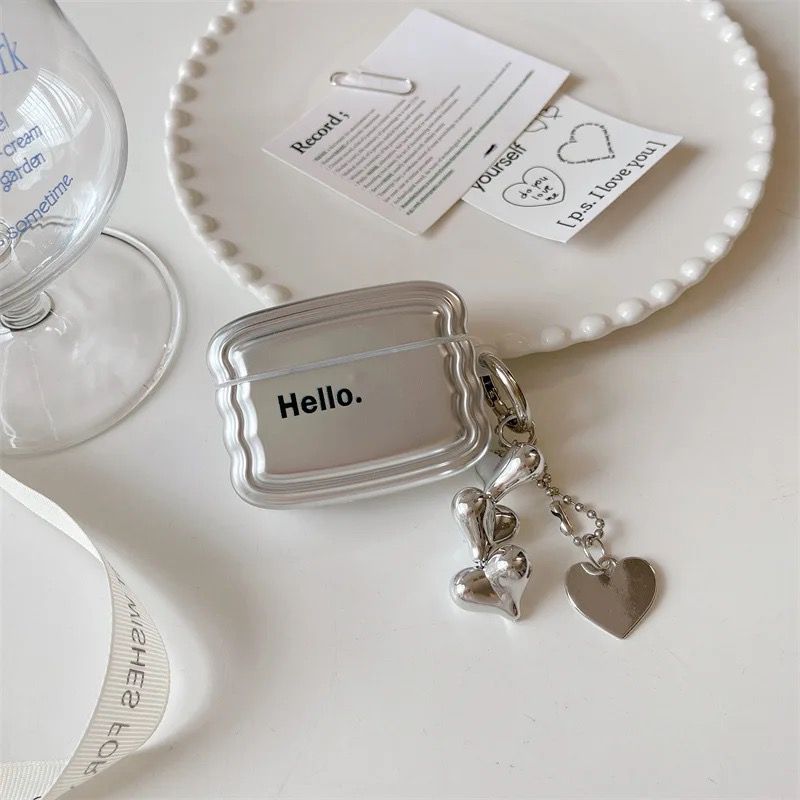 Metallic Charm Airpod Case Cover
