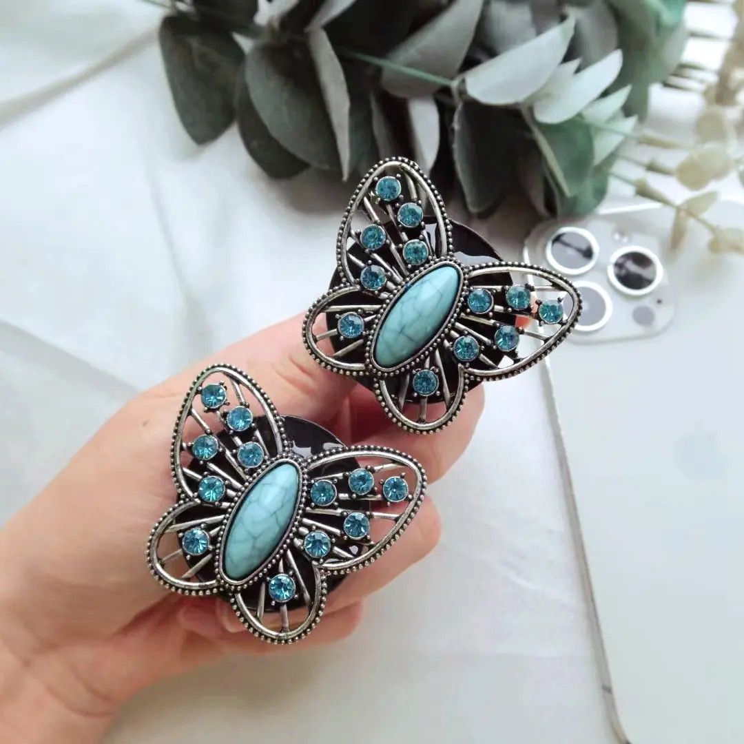 Blue Butterfly Pop Socket