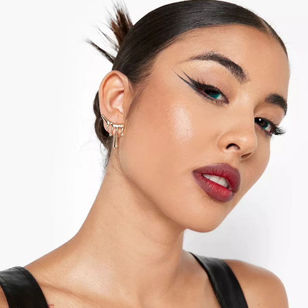 Liquid Lava Stainless Steel Earring