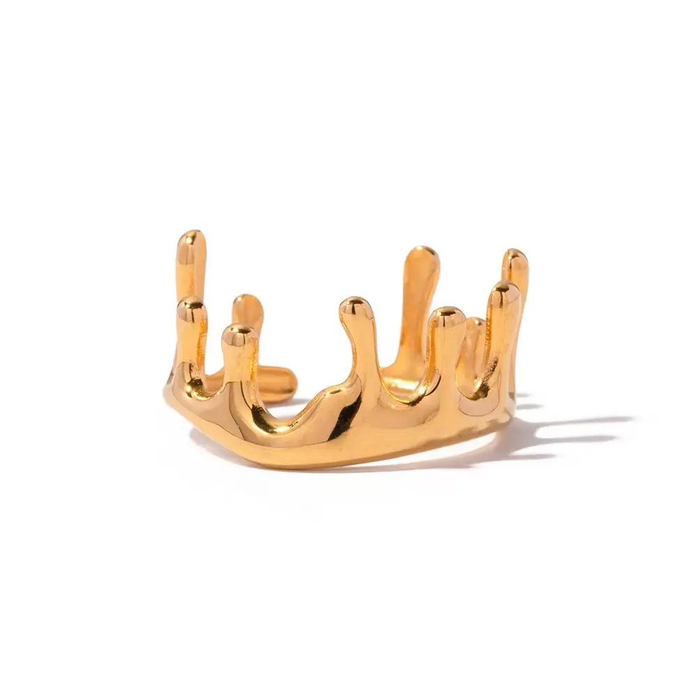 Lava Stainless Steel Ring