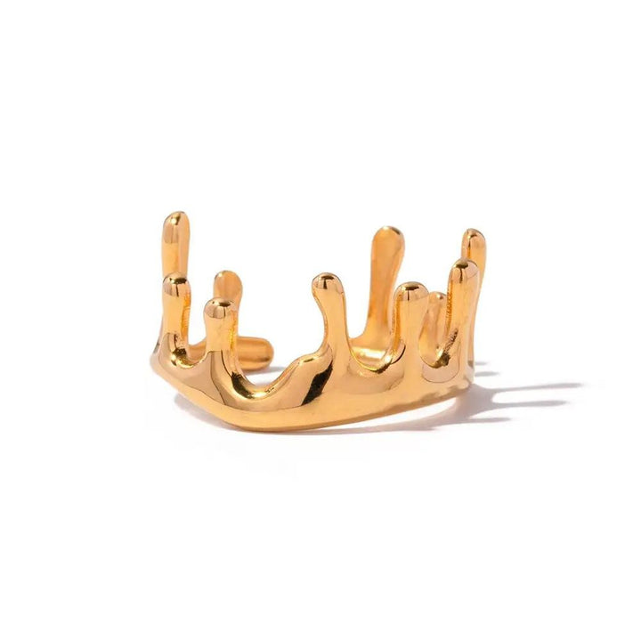 Lava Stainless Steel Ring