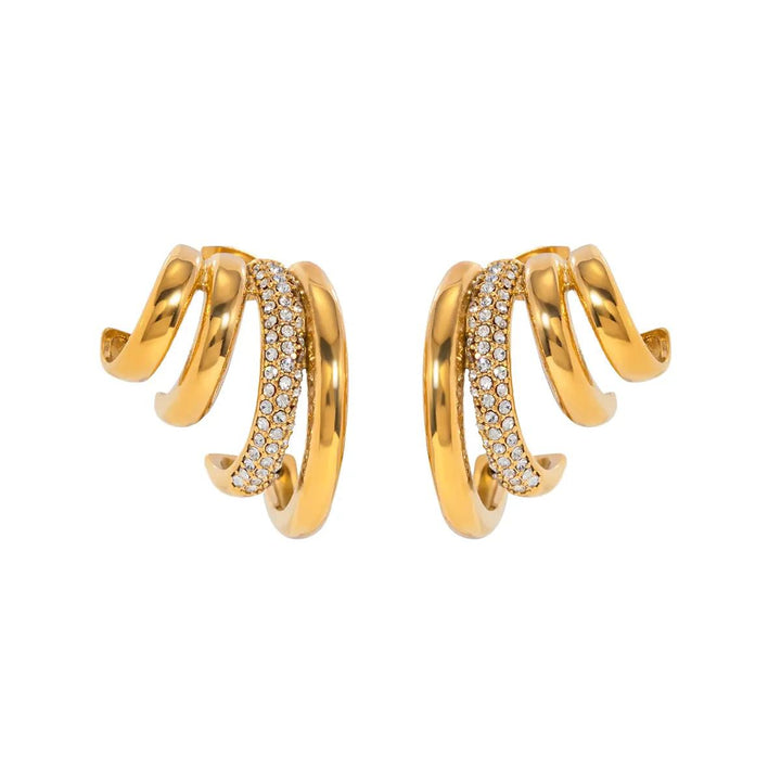 Lustre Loop Stainless Steel Earring