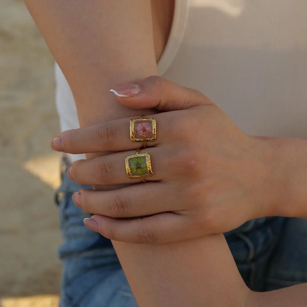Eternal Plum Stainless Steel Ring